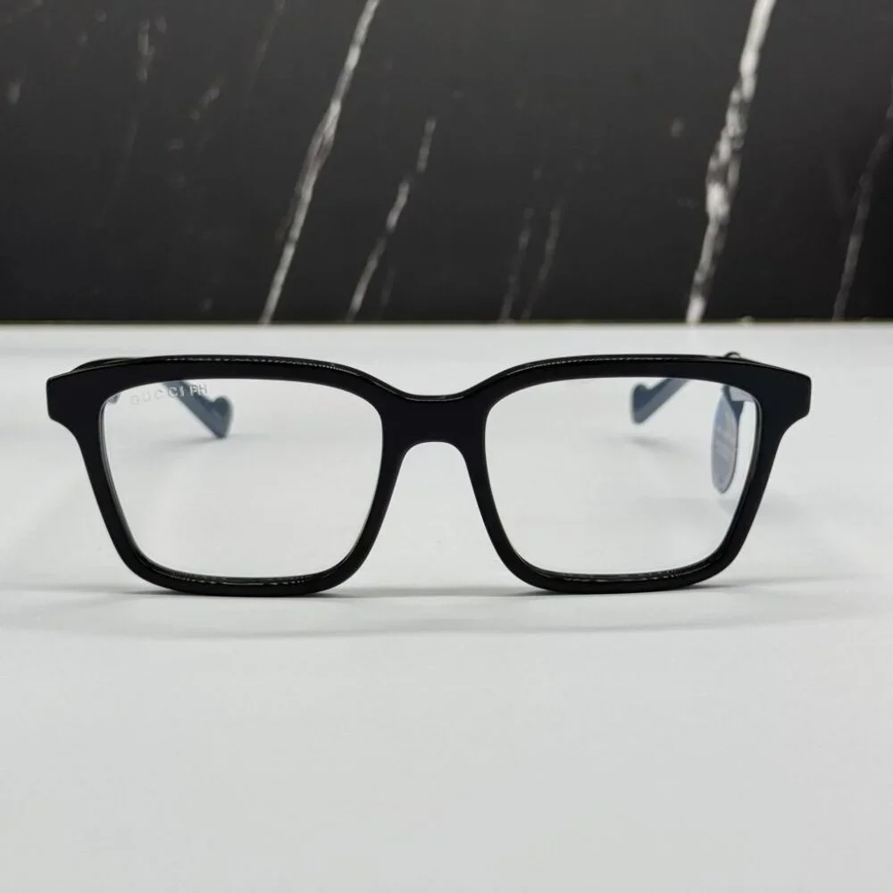 NEW GUCCI GG0964S 001 EYEGLASSES MEN BLACK SQUARE EYEWEAR